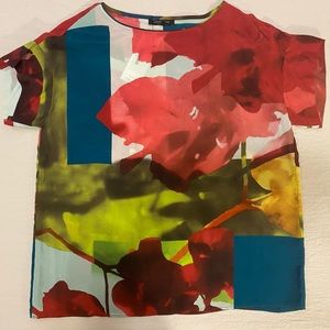 Lafayette 148 100% Silk Blouse